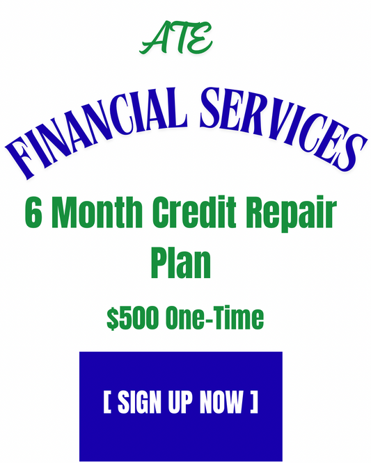 6-Month Credit Repair Plan